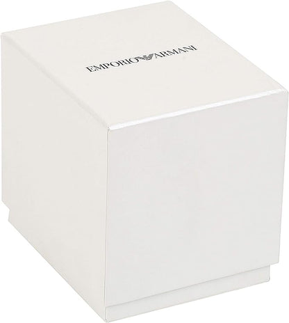Emporio Armani Silver Steel Quartz Watch