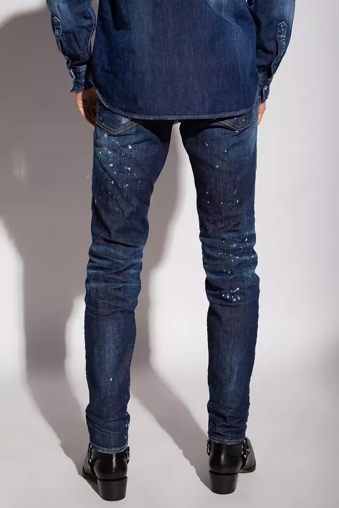 Dsquared² Dark Blue Distressed CoolGuy Denim