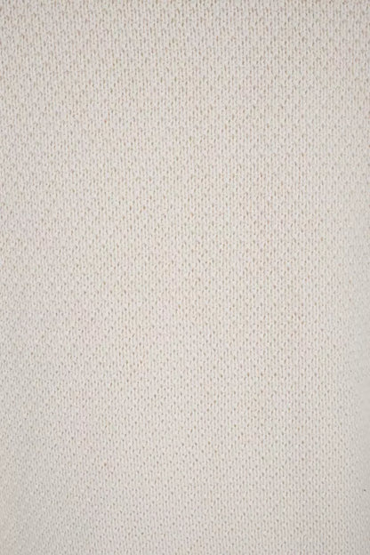 Yes Zee Elegant White Cardigan with Front Pockets