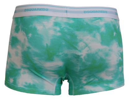 Dsquared² Multicolor Cotton Stretch Trunks