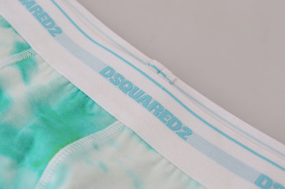 Dsquared² Multicolor Cotton Stretch Trunks