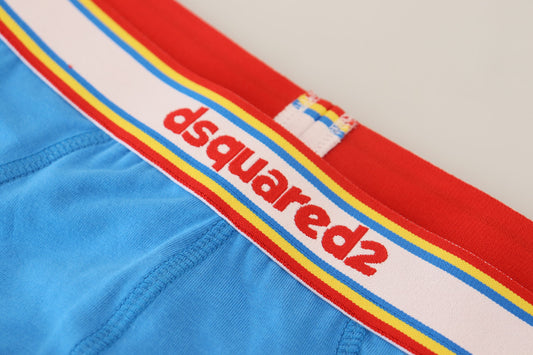 Dsquared² Chic Blue Stretch Cotton Briefs