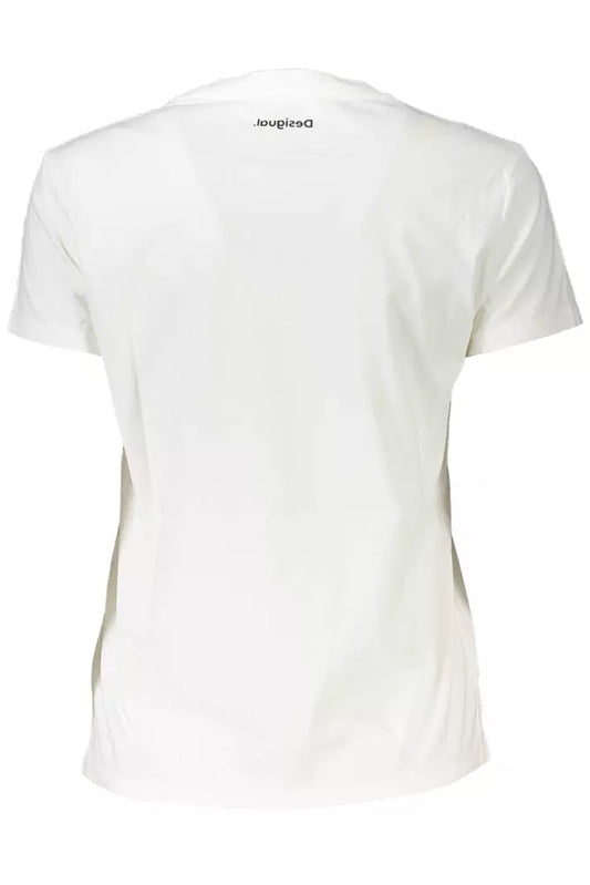 Desigual White Cotton Women Top