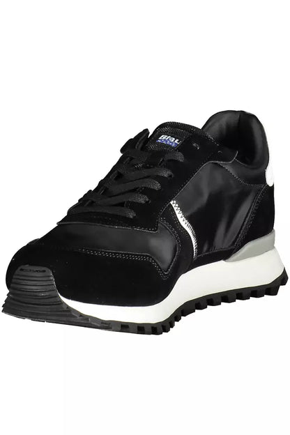 Blauer Black Polyester Men Sneaker