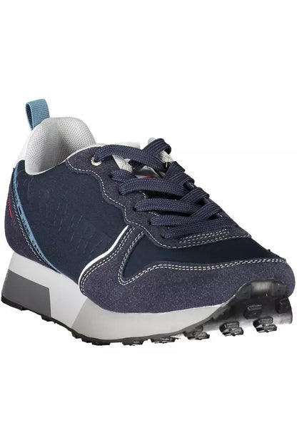 Carrera Sleek Blue Sports Sneakers with Contrasting Details