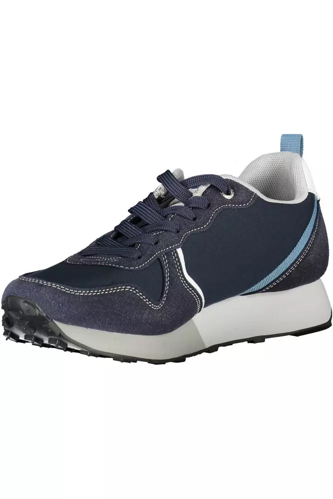 Carrera Sleek Blue Sports Sneakers with Contrasting Details