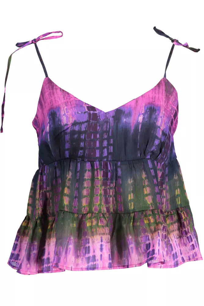 Desigual Purple Polyester Women Top