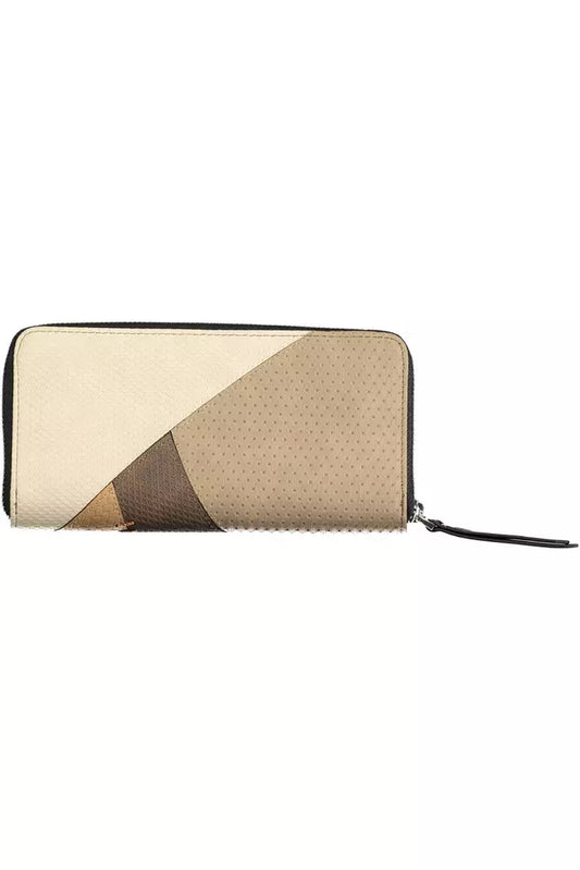 Desigual Beige Polyethylene Men Wallet