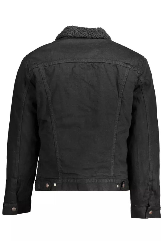 Levi's Black Cotton Men Jacket