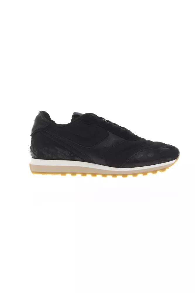 Pantofola D'Oro "Black Leather Men Sneaker"