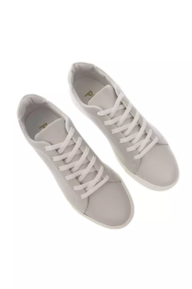 Pantofola D'Oro Gray Leather Men Sneaker