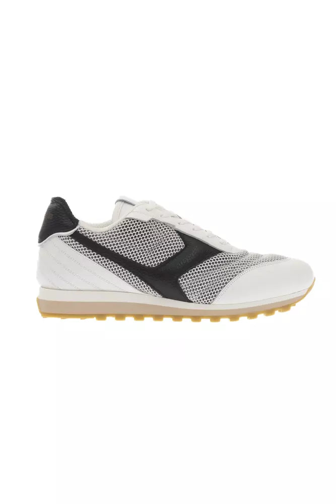 Pantofola D'Oro Gray Leather Men Sneaker