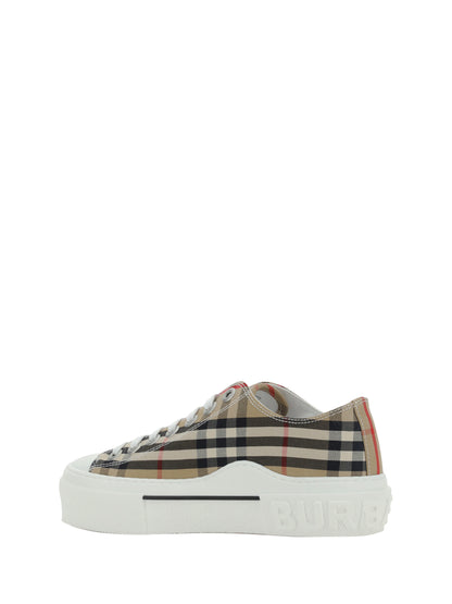 Burberry Elegant Archive Beige Low Top Sneakers