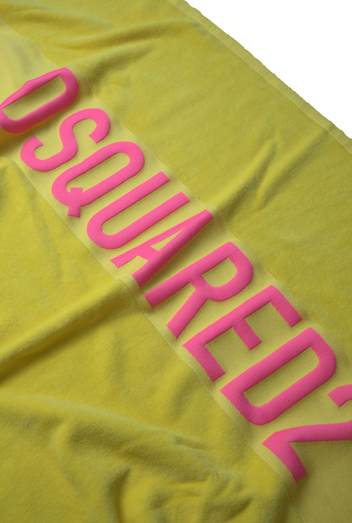 Dsquared² Sunshine Yellow Logo Beach Towel