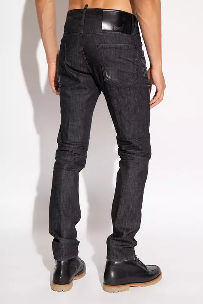 Dsquared² Sleek Black Slim Fit 'Cool Guy' Jeans