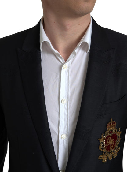 Dolce & Gabbana Elegant Slim Fit Virgin Wool Blazer