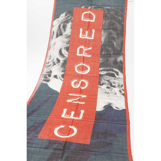 Trussardi Multicolor Wool Mens Scarf