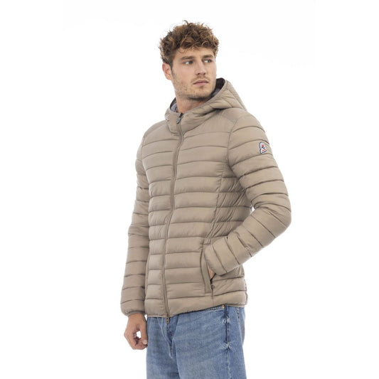 Invicta Beige Nylon Men Jacket