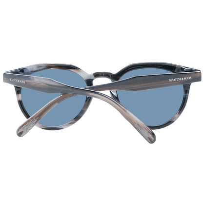 Scotch & Soda Black Renew Acetate Sunglasses