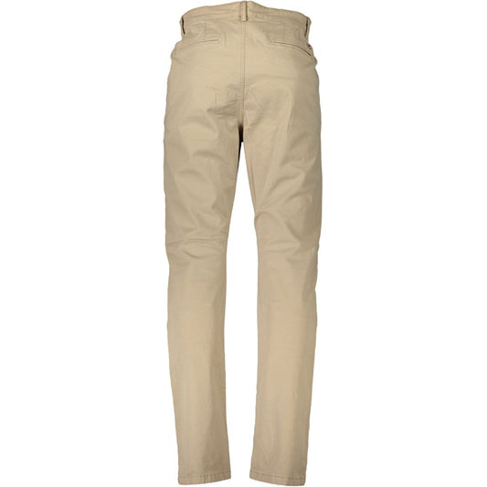 Napapijri Beige Cotton Men Jean