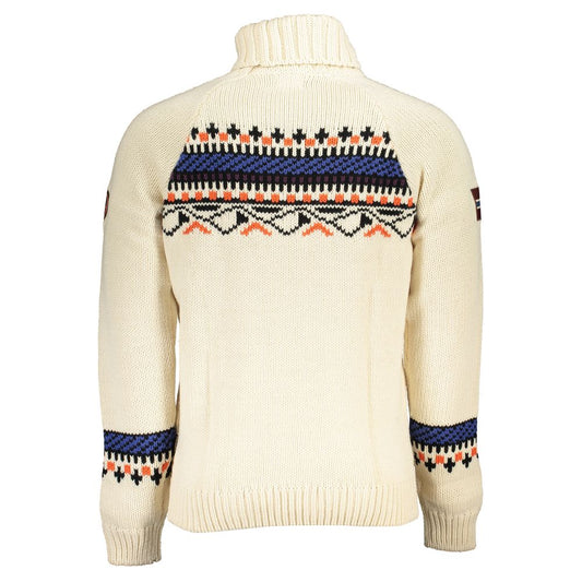 Napapijri Beige Acrylic Men Sweater