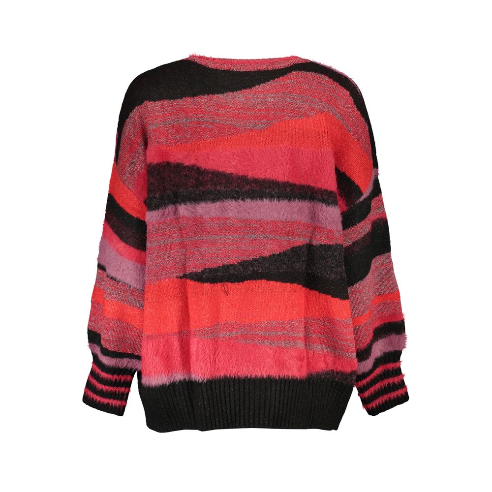 Desigual Chic Turtleneck Sweater with Contrast Details