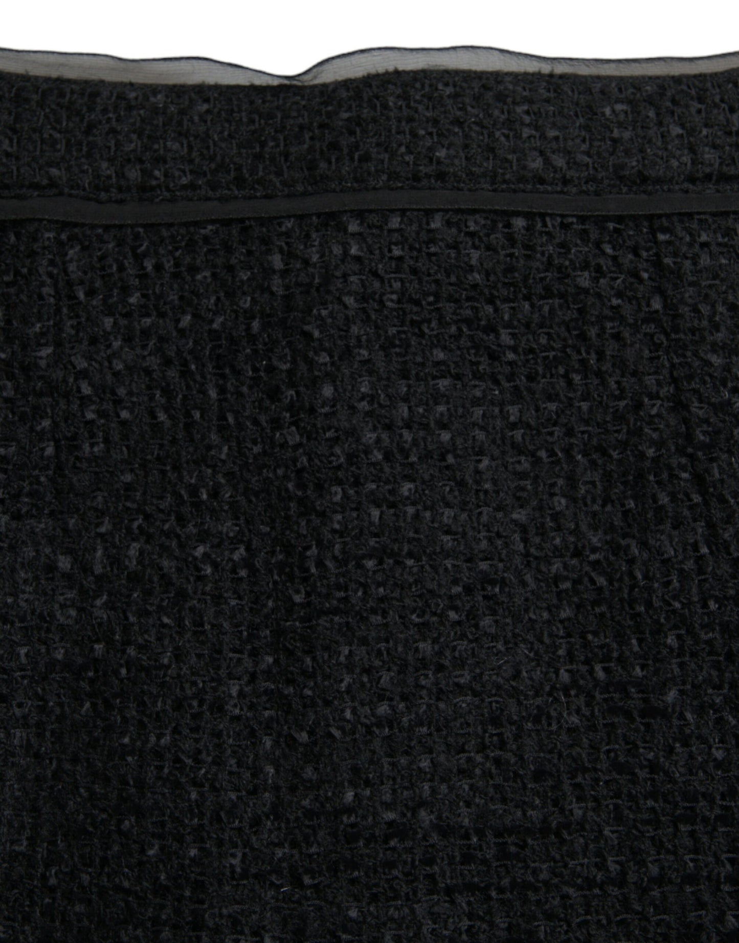 Dolce & Gabbana Black Wool High Waist Pencil Cut Midi Skirt