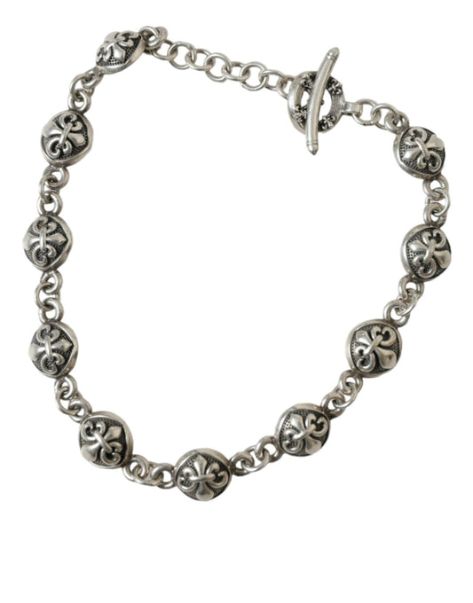 Nialaya 925 Sterling Silver Balls Chain Bracelet