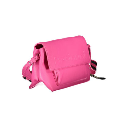 Desigual Pink Polyethylene Handbag