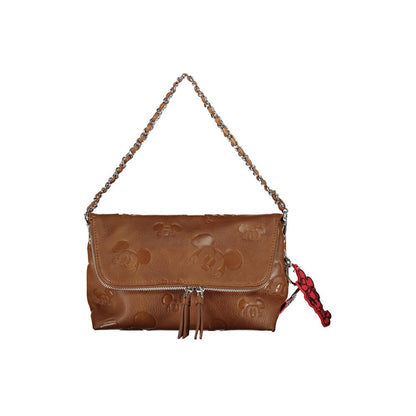 Desigual Brown Polyethylene Handbag