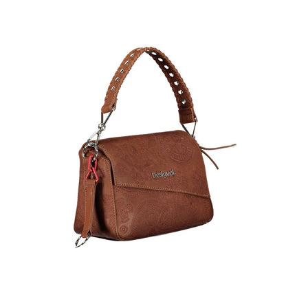 Desigual Brown Polyethylene Handbag