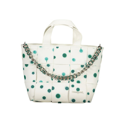 Desigual White Polyethylene Handbag