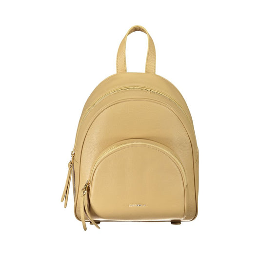 Coccinelle Beige Leather Backpack