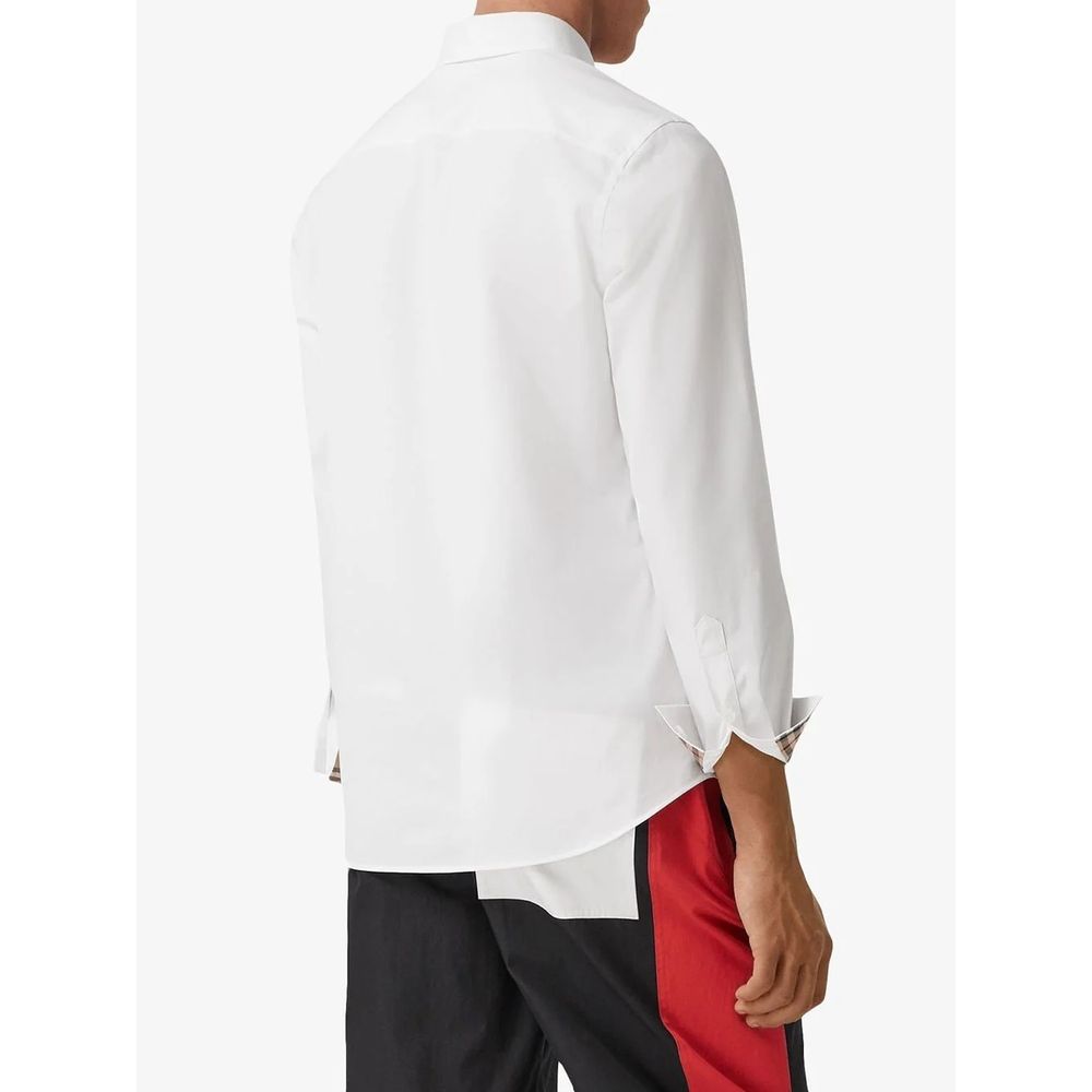 Burberry White Cotton Shirt