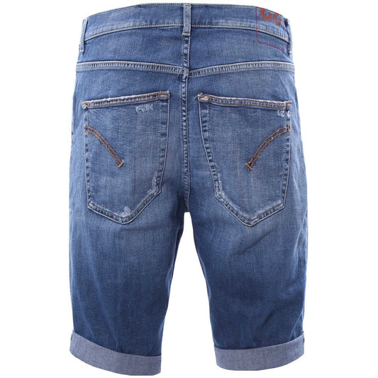 Dondup Chic Washed Denim Bermuda Shorts