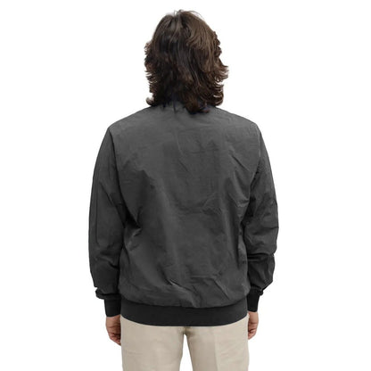 Refrigiwear Gray Nylon Men Bomber Jacket