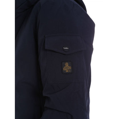 Refrigiwear Blue Polyester Men Jacket