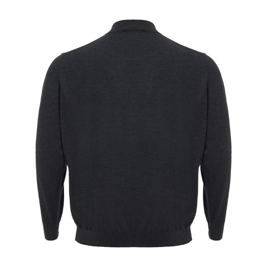 Colombo Elegant Gray Cashmere Sweater for Men