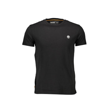 Timberland Black Cotton T-Shirt