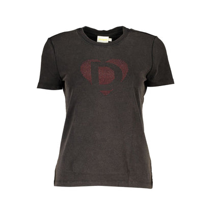 Desigual Black Cotton Tops & T-Shirt