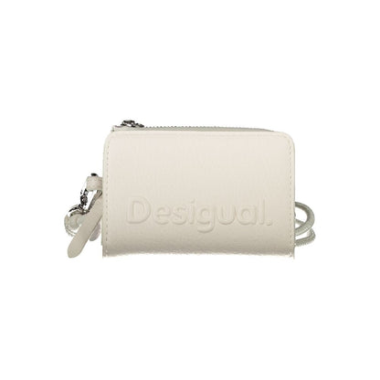 Desigual White Polyethylene Wallet