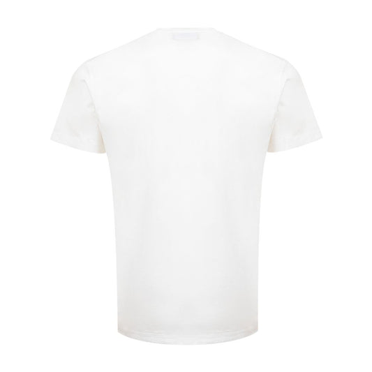 Dsquared² Chic White Cotton Tee for Stylish Men