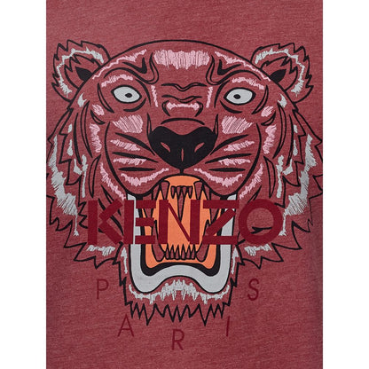 Kenzo Vibrant Red Cotton Tee for Stylish Men