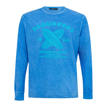 Dsquared² Blue Cotton T-Shirt