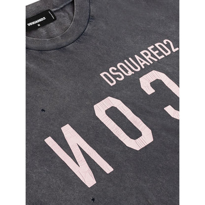 Dsquared² Gray Cotton T-Shirt