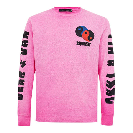 Dsquared² Pink Cotton T-Shirt