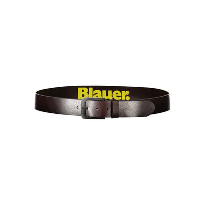 Blauer Elegant Iron Leather Belt with Metal Buckle