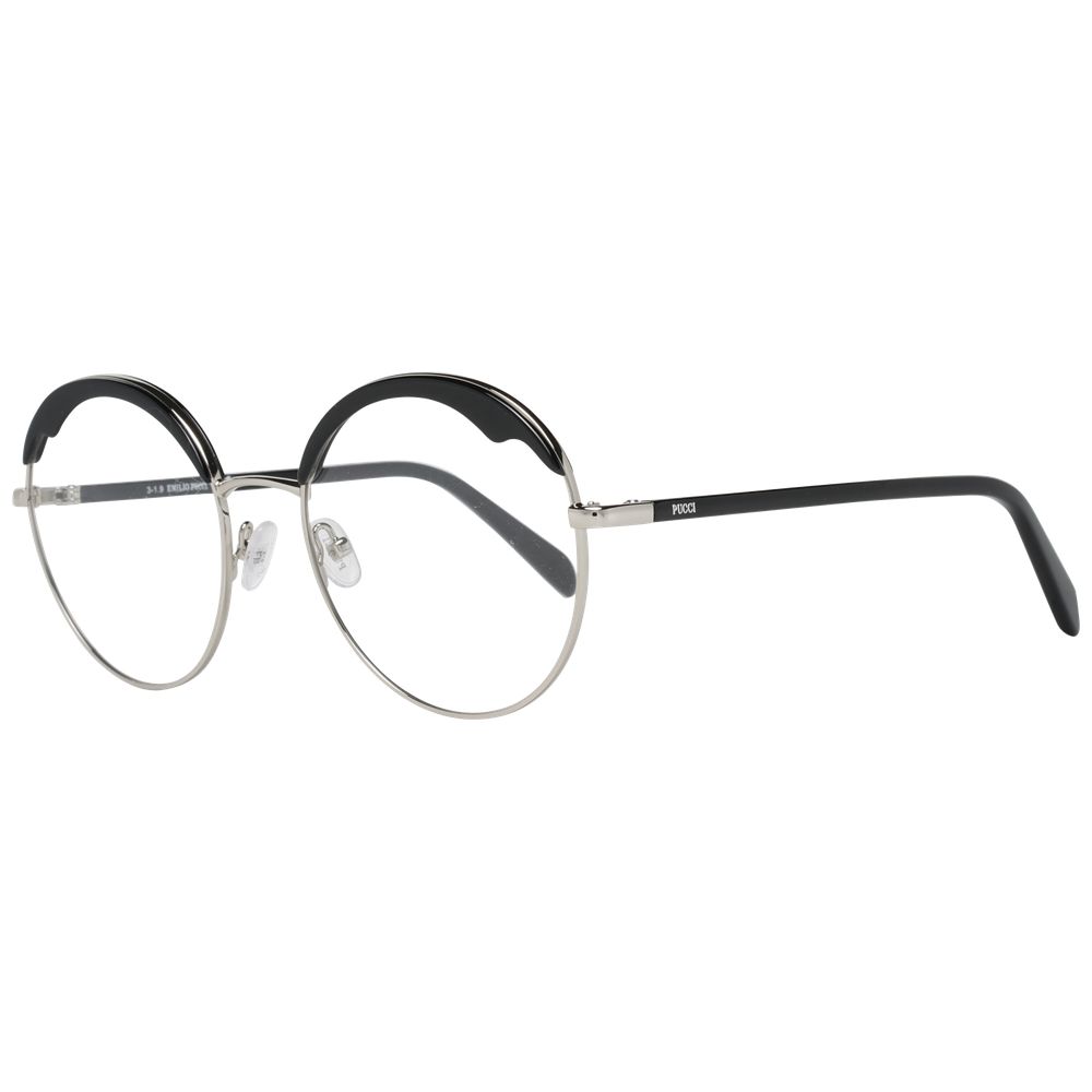 Emilio Pucci Black Metal & Plastic Glasses (Frames)