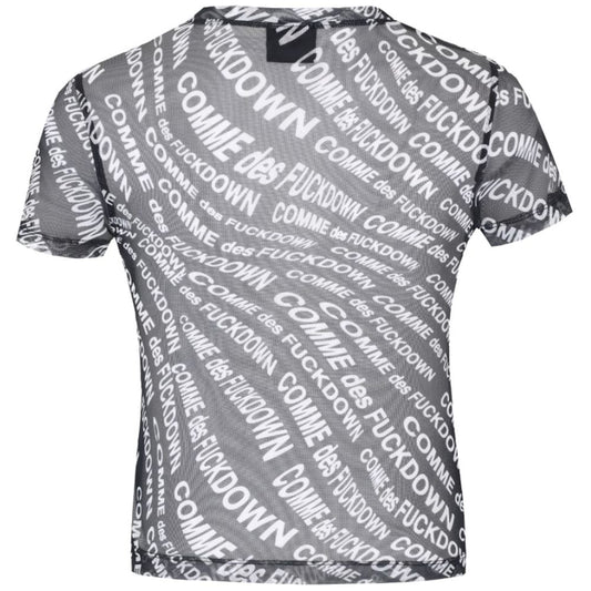 Comme Des Fuckdown Black Polyester Women T-Shirt