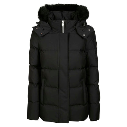 Moose Knuckles Black Polyester Jacket & Coat